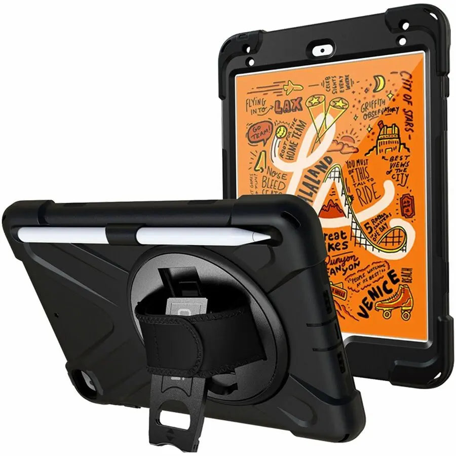 CODi Rugged Case for iPad Mini 4/5 – Durable 3-in-1 Protection with Kickstand & Shoulder Strap