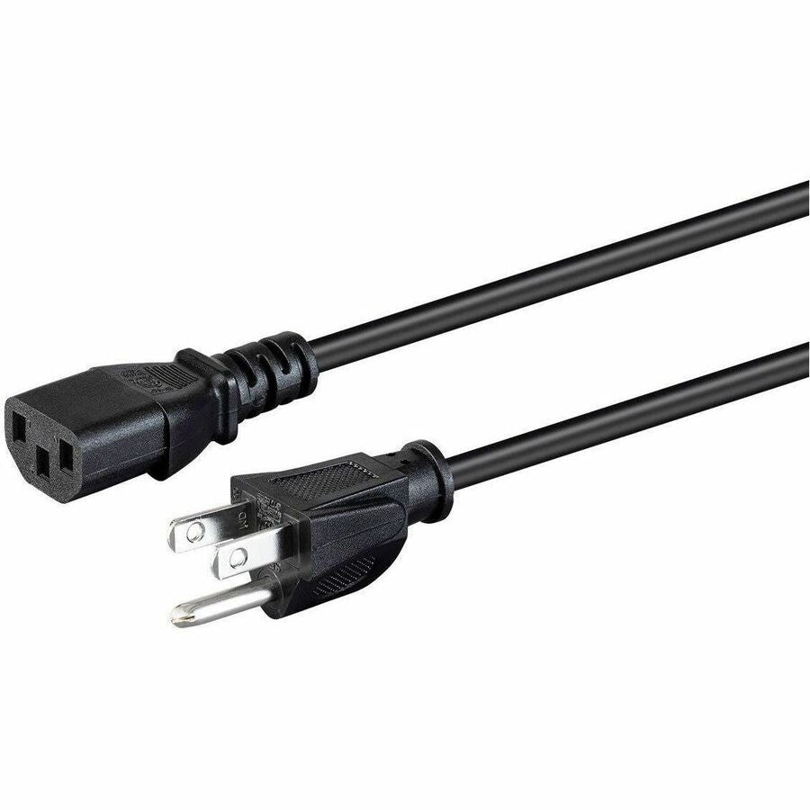 Monoprice Standard Power Cord with NEMA 5-15P to IEC 60320 C13 – 8 ft, Black