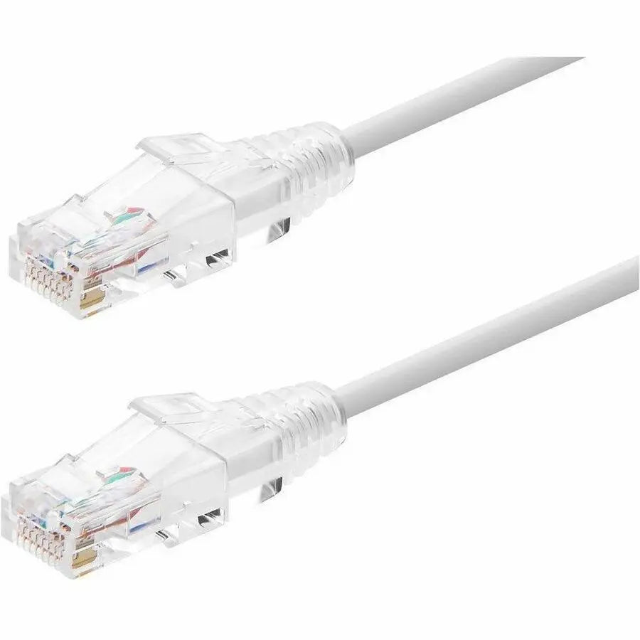 Monoprice SlimRun UTP Category 6 Network Cable - 25 ft White