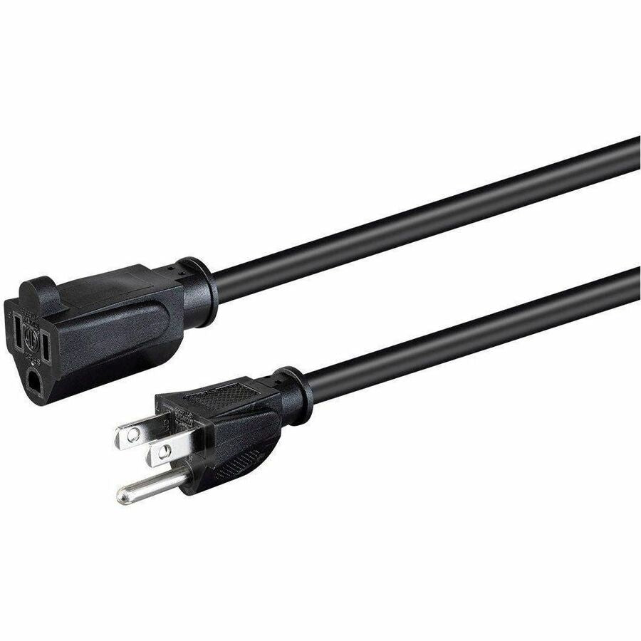 Monoprice Power Extension Cord 3 ft with NEMA 5-15P and 5-15R Connectors