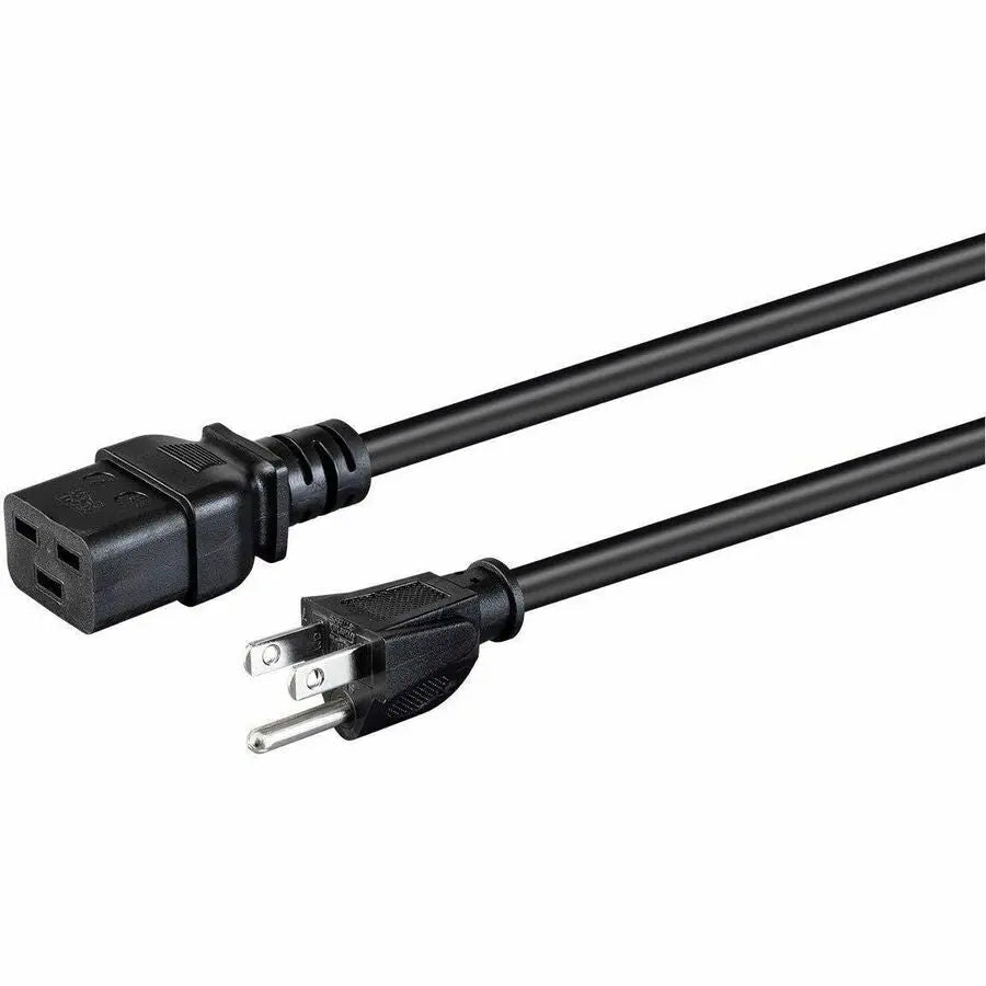 Monoprice 14 AWG Standard Power Cord with NEMA 5-15P to IEC 60320 C19 Connector, 10 ft