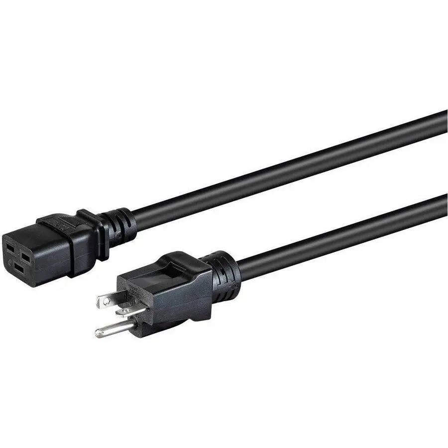 Monoprice Standard Power Cord with NEMA 5-20P to IEC 60320 C19, 6 ft, 12 Gauge, Black