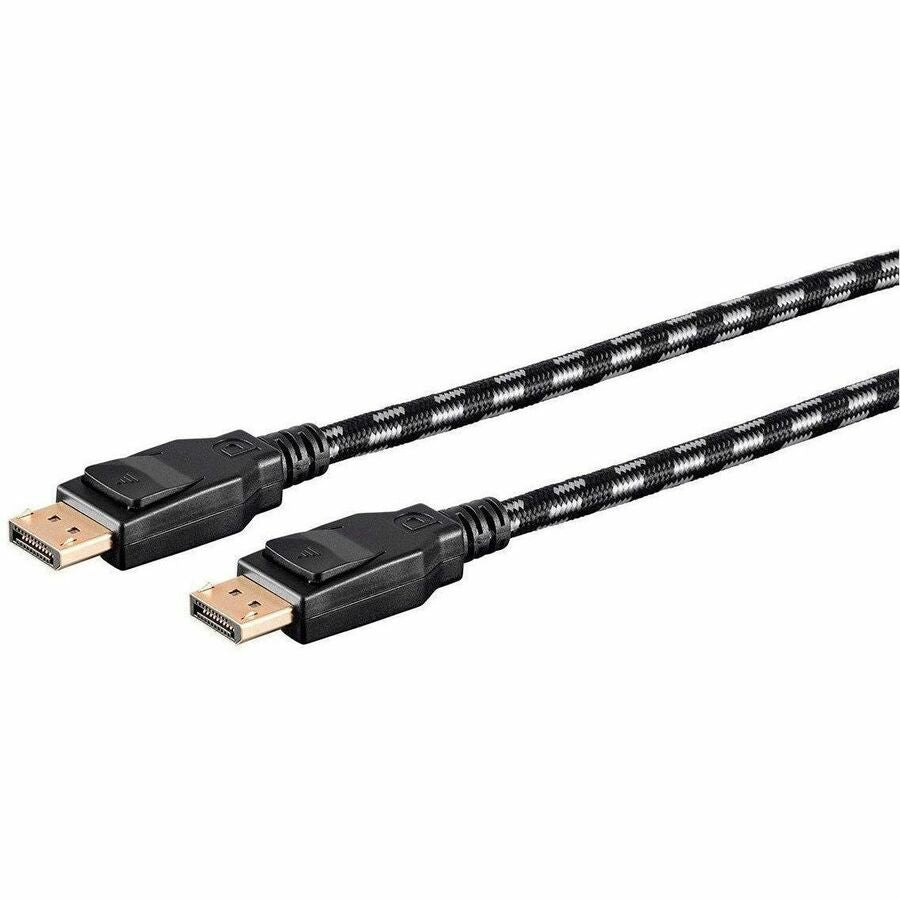 Monoprice Braided DisplayPort 1.4 Cable, 10ft – High-Resolution UHD Support with 8K and HDR Compatibility