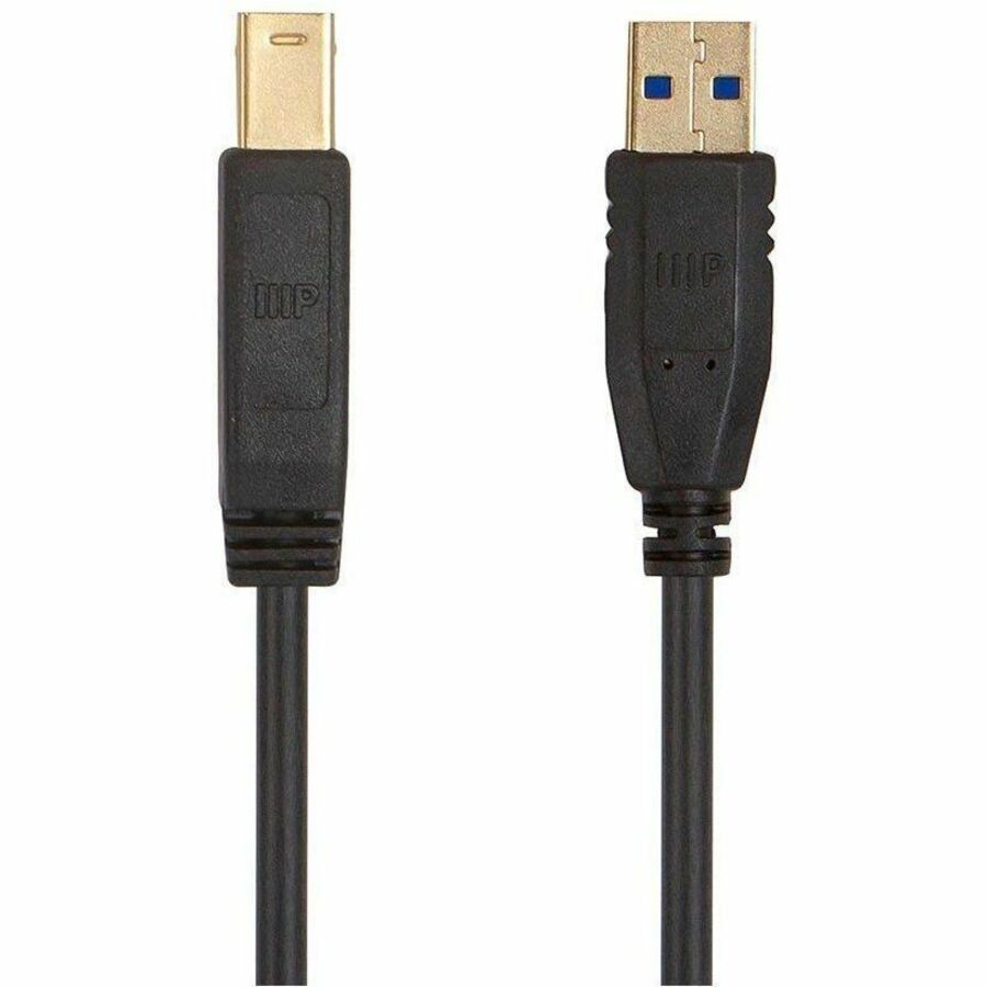 Monoprice Select USB 3.0 USB-A to USB-B Cable 6ft – High-Speed Data Transfer Cable in Black