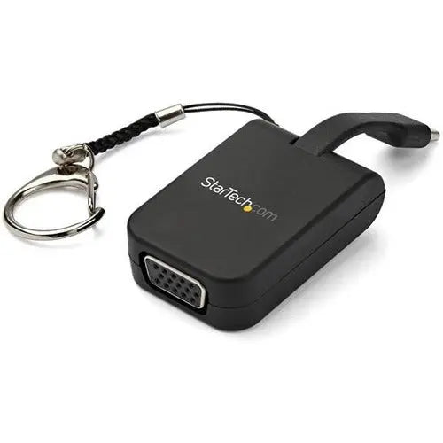 StarTech.com Portable USB-C to VGA Adapter with Quick-Connect Keychain - Compact Video Converter for Laptops and Devices