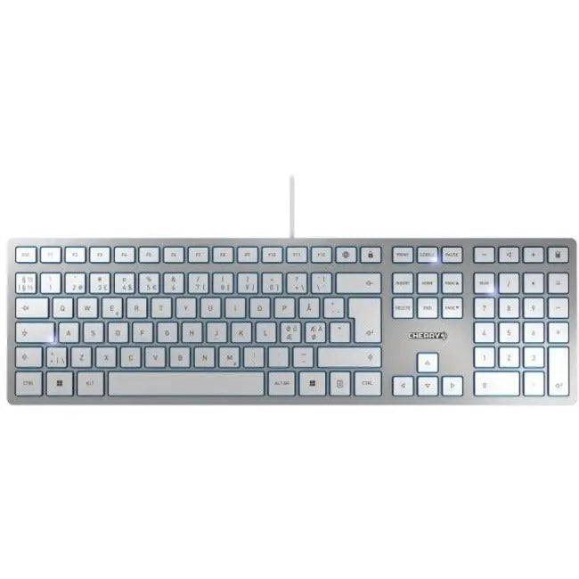 Cherry KC 6000 Slim Keyboard with SX Key Switch Technology and White Finish