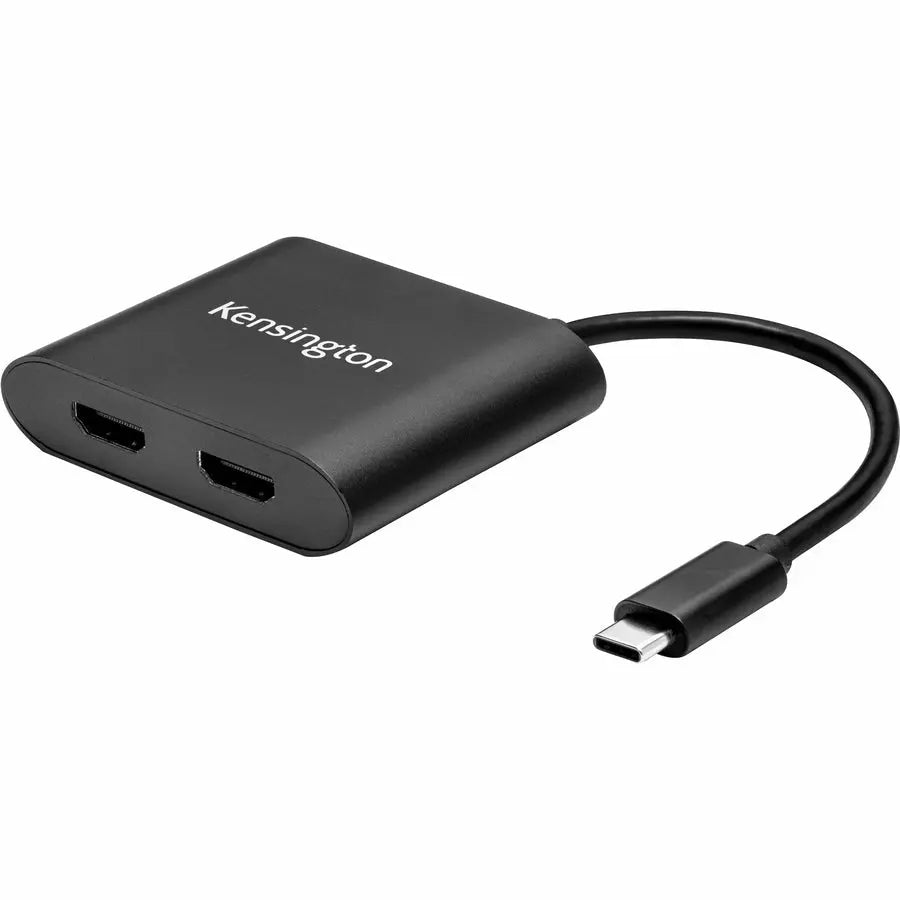 Kensington USB-C to Dual HDMI 1.4 Video Adapter K38286WW – Dual 4K UHD Monitor Support with Plug-and-Play Ease