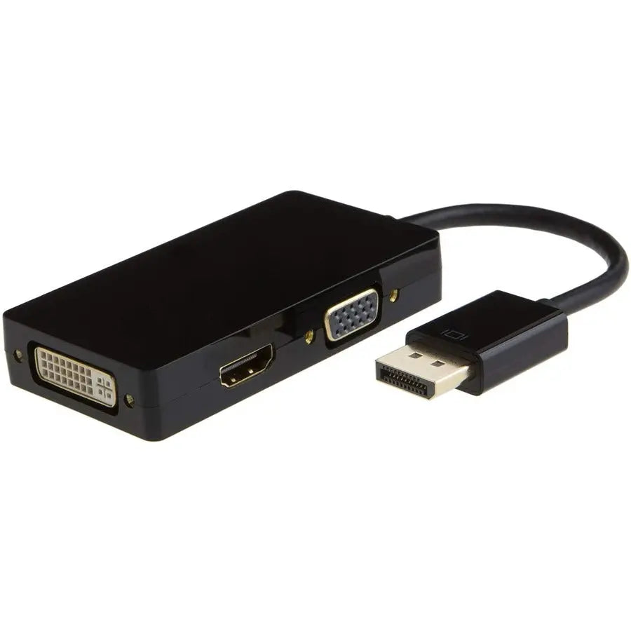 Axiom 3-in-1 DisplayPort to HDMI, DVI, and VGA Audio/Video Adapter (Part Number: 3N1DP2HVDK-AX)