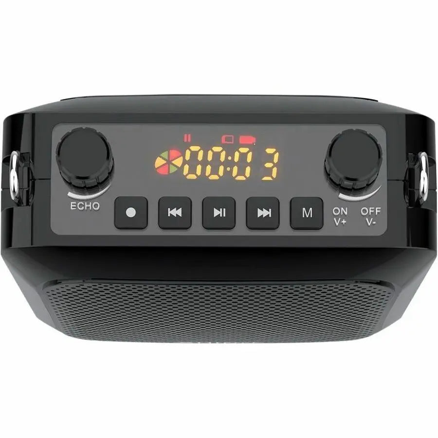 Hamilton Buhl Amp-Up PA-25W Personal UHF Voice Amplifier with Wireless Microphone and Multi-Channel Auto-Pairing