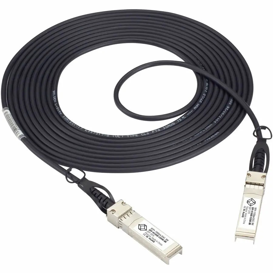Black Box SFP+ Network Cable (SFP-H10GB-CU50CM-BB) for High-Speed Data Transmission