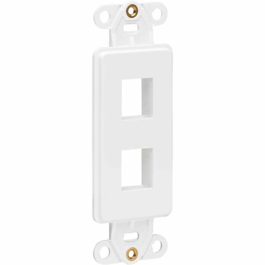 Eaton Tripp Lite Series Center Plate Insert, Decora Style - Vertical, 2 Ports