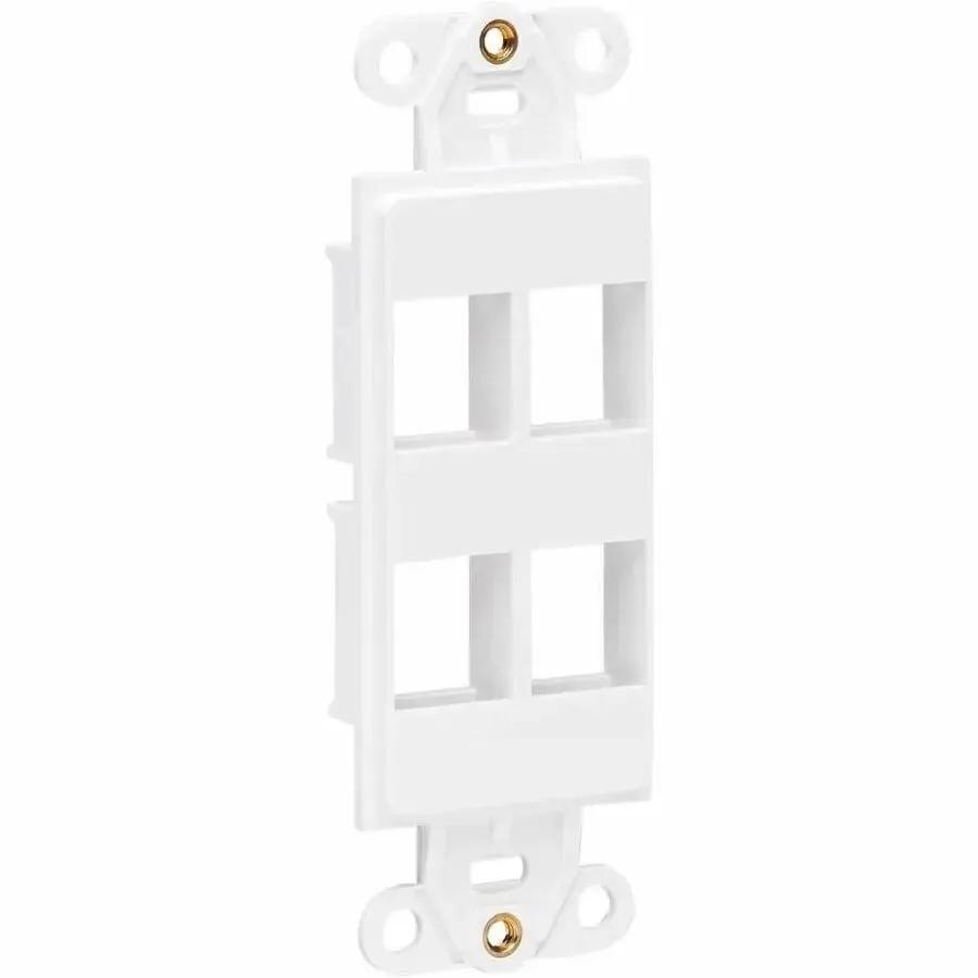 Eaton Tripp Lite Series Center Plate Insert, Decora Style - Vertical, 4 Ports by Eaton Corporation