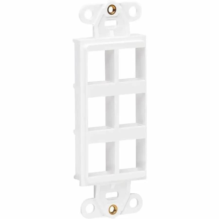 Eaton Tripp Lite Series Center Plate Insert, Decora Style - Vertical, 6 Ports by Eaton Corporation