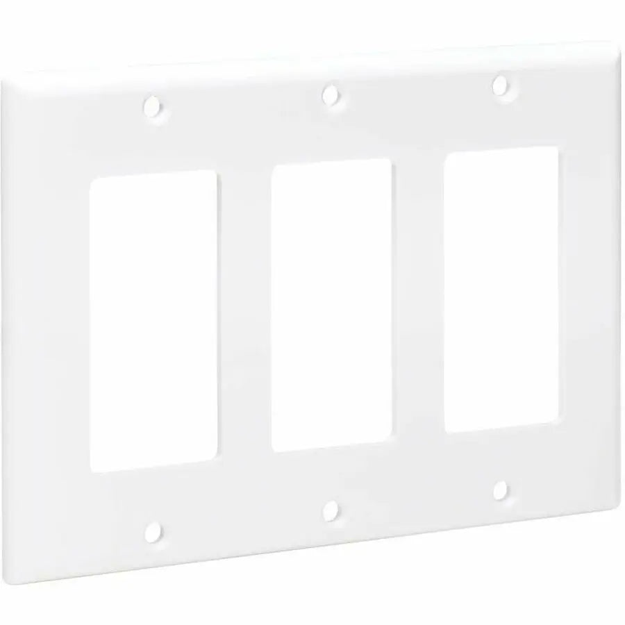 Eaton Tripp Lite Series N042D-300-WH Triple-Gang Decora Style Faceplate - White