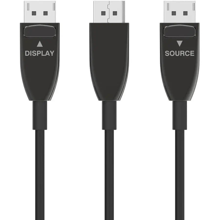 4XEM 15M Active Optical Fiber DisplayPort 1.4 Cable with 8K Support