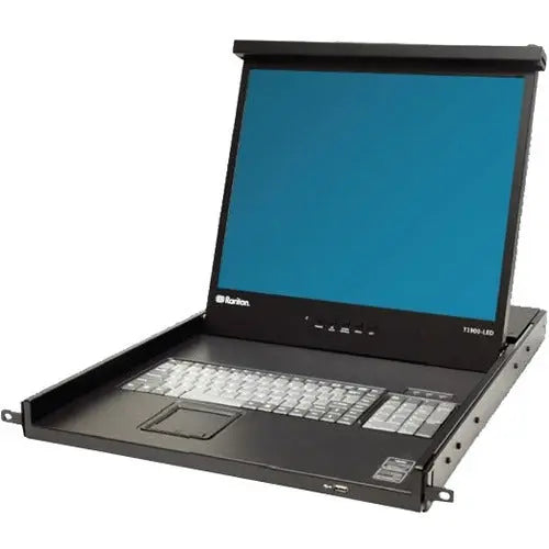 Raritan T1900-LED 19-inch LED Backlit LCD Rack Console with USB and DVI/VGA Inputs