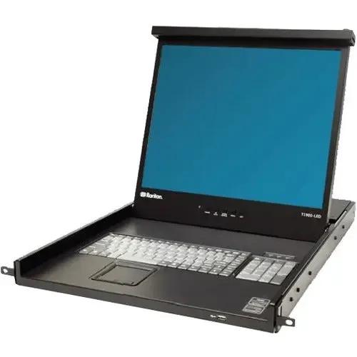 Raritan T1900-LED 17 & 19 Inch LED Backlit LCD Rack Console for Server Management by Legrand Group
