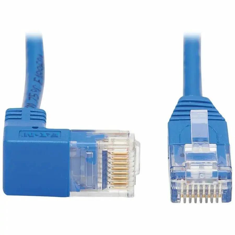 Eaton Tripp Lite Series Down-Angle Cat6 Gigabit Ethernet Cable, 20 ft, Blue - N204-S20-BL-DN