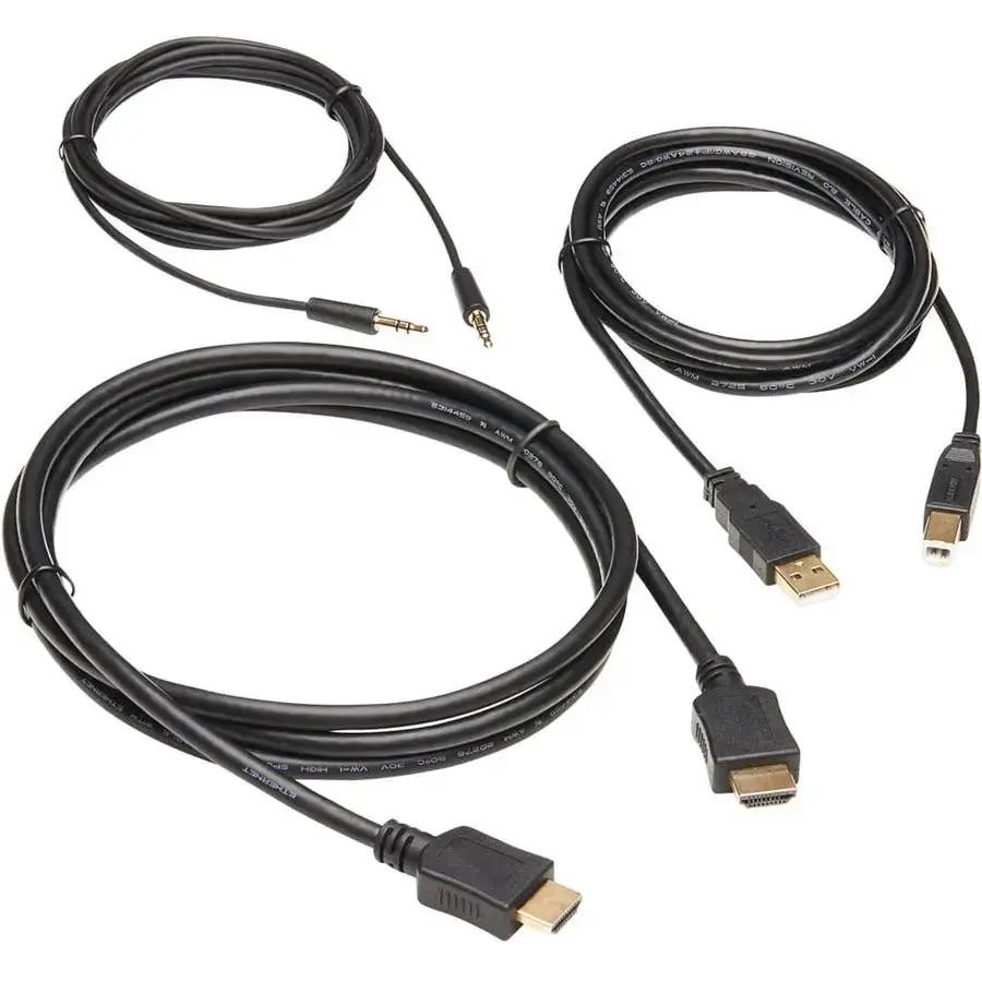 Eaton Tripp Lite Series HDMI KVM Cable Kit - 4K HDMI, USB 2.0, 3.5 mm Audio, 6 ft.