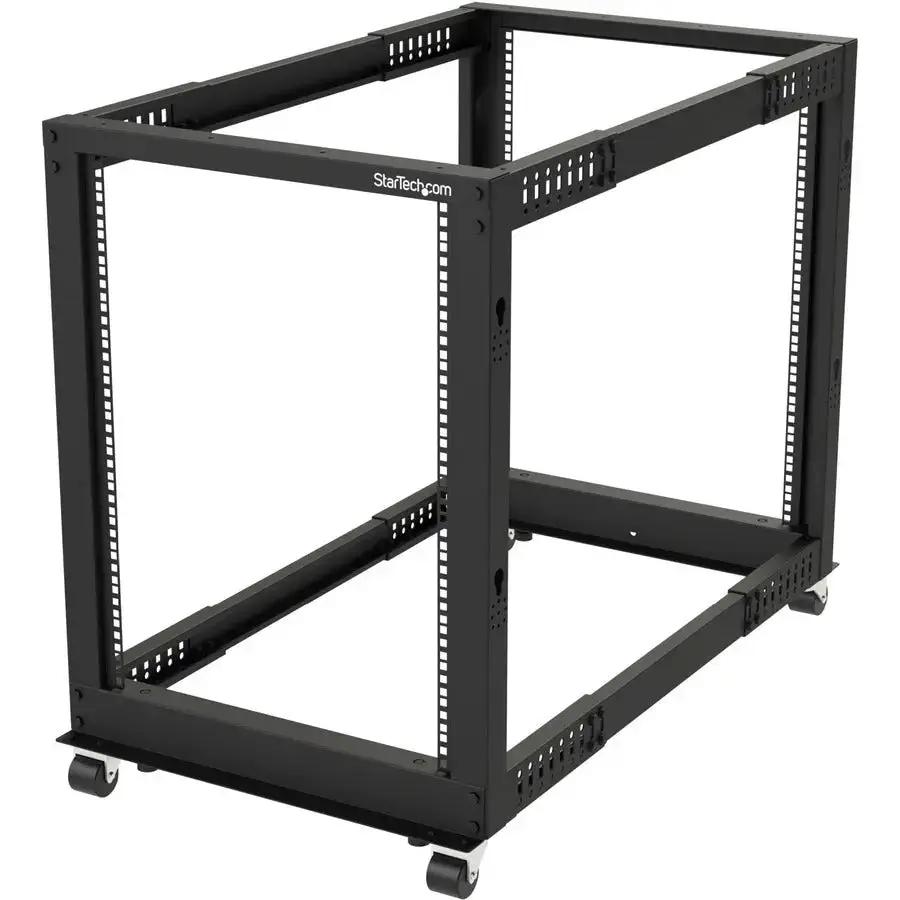 StarTech.com 4-Post 15U Open Frame Server Rack with Adjustable Depth and Casters by StarTech.com
