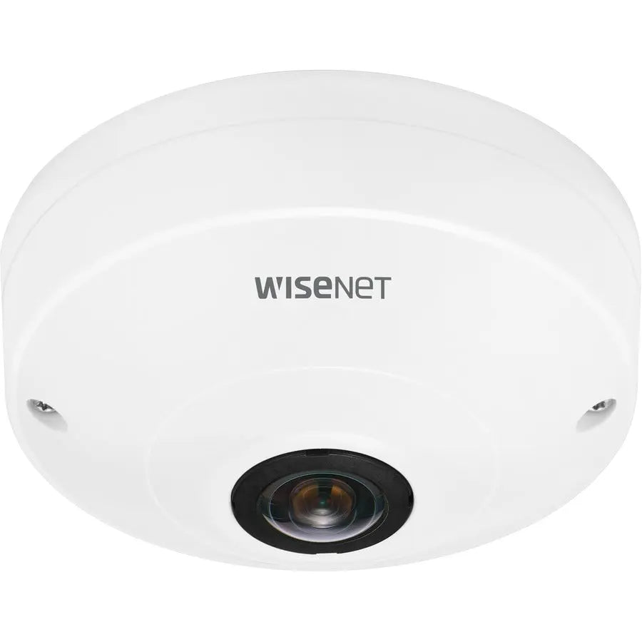 Wisenet QNF-8010 6MP Indoor Network Fisheye Camera with 360° View and Intelligent Features