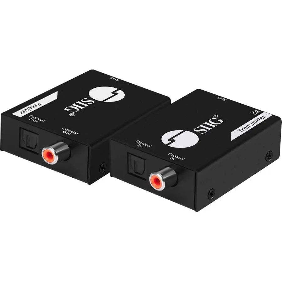 SIIG Inc CE-AU0411-S1 Digital Audio Extender Over Cat5e/6 Cable with PoC