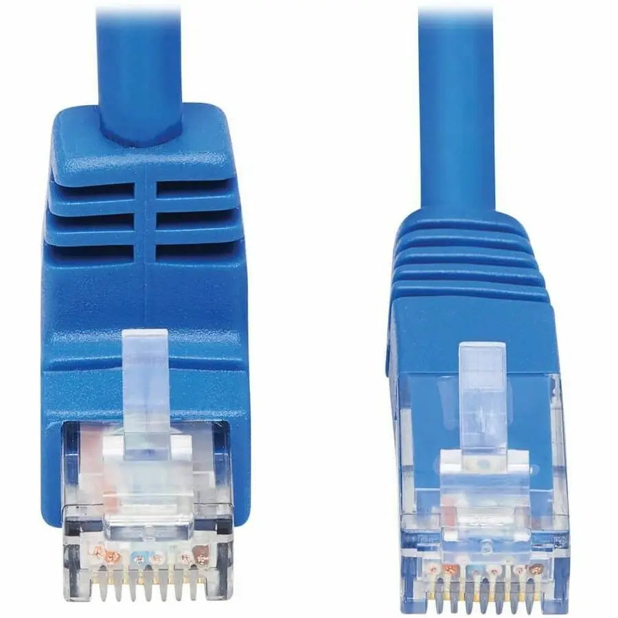 Eaton Tripp Lite Series Down-Angle Cat6 Ethernet Cable - 15 ft. Blue, M/M