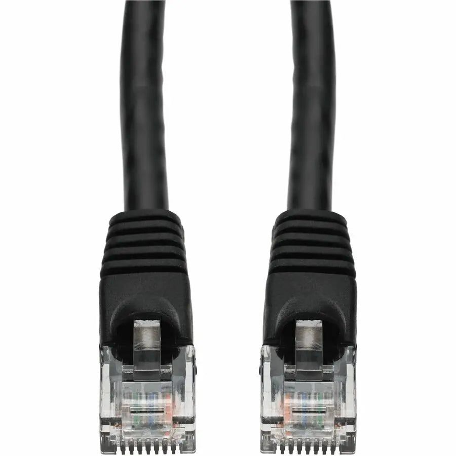 AddOn 15ft Black CAT 6 PVC Ethernet Cable with Snagless Bubble Boot RJ-45 M/M