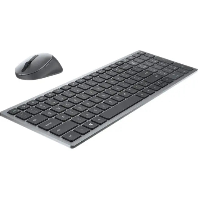 Dell Technologies KM7120W Wireless Keyboard & Mouse Combo – Titan Gray, Bluetooth & RF Control, 3-Year Warranty