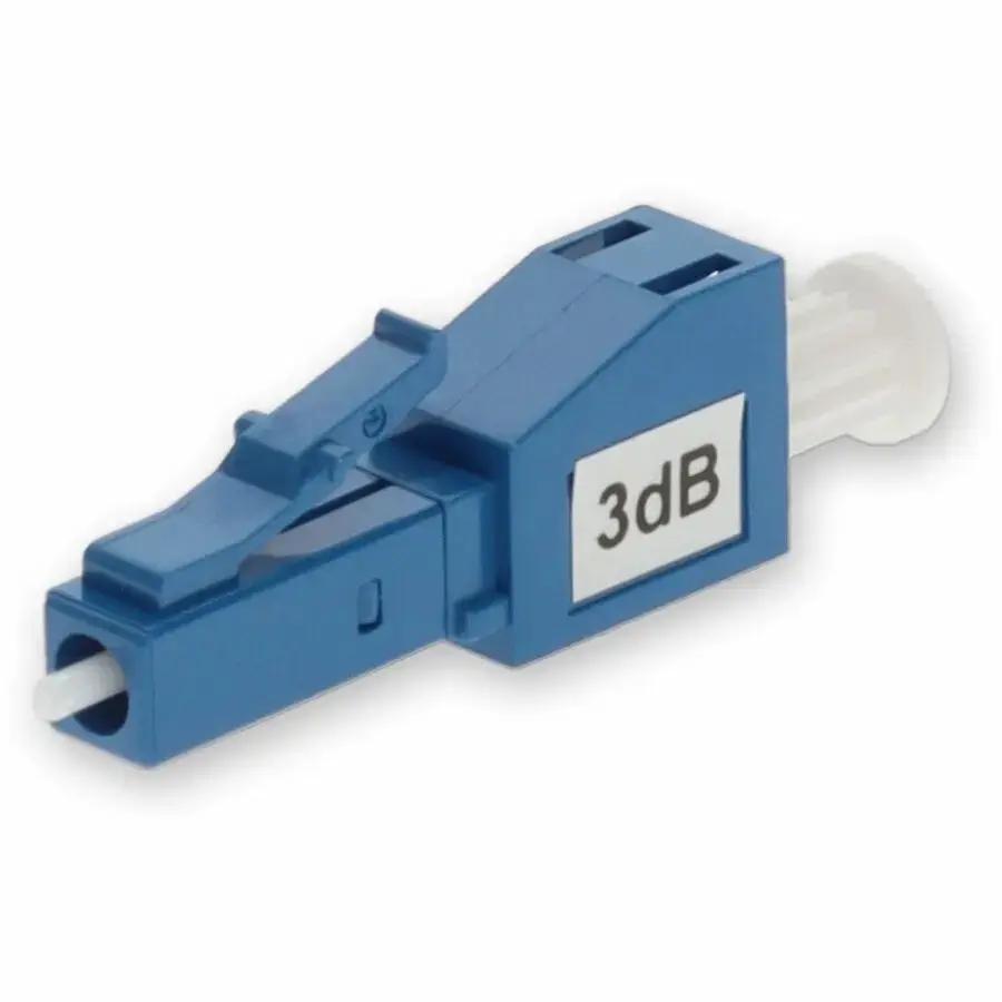 AddOn 3dB Fixed LC Male to LC Female OS1 SMF Simplex Fiber Optic Attenuator by AddOn