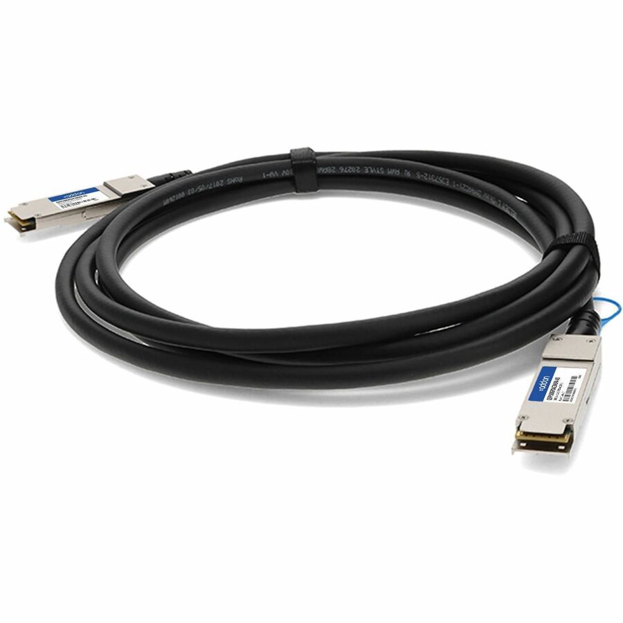 AddOn QSFP100GPDAC3MJPA-AO Twinaxial Network Cable – 3 Meters for High-Speed Data Transfer