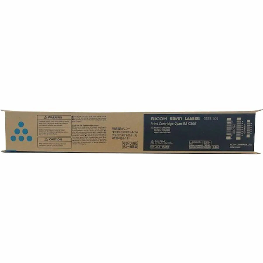 Ricoh IM C300 Cyan Toner Cartridge (Part #842379) for Ricoh IM Series Printers