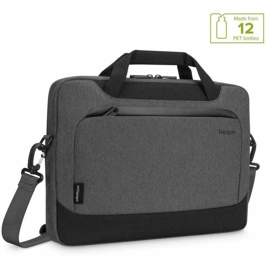 Targus Cypress 14" Slimcase with EcoSmart TBS92602GL – Recycled Plastic Water Bottle Laptop Carrying Case in Gray