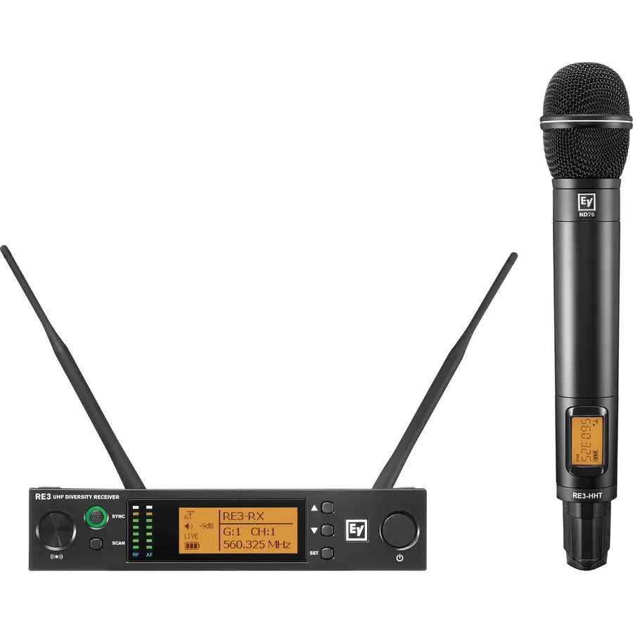 Electro-Voice RE3-ND76 Wireless Microphone System with Dynamic Cardioid Microphone