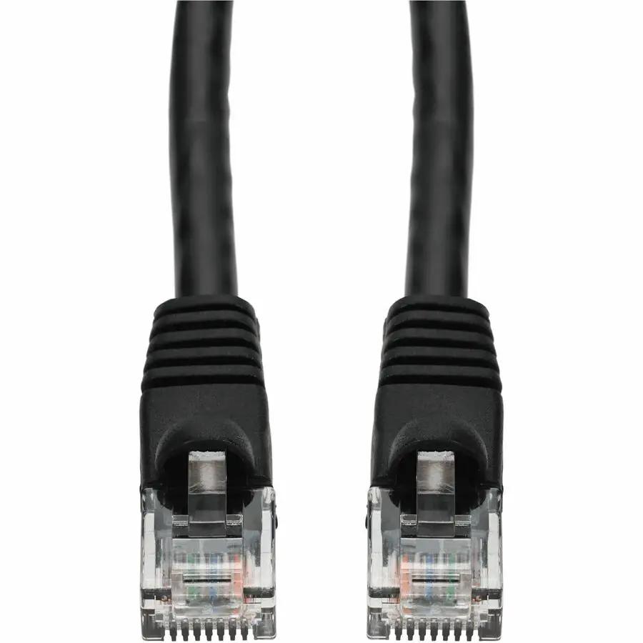 AddOn 7ft Black Cat5e UTP PVC Ethernet Cable with Snagless Bubble Boot (Part No: ADD-7FCAT5E-BK) by ADDON