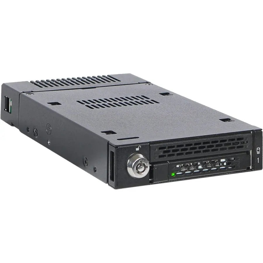 ICY DOCK ToughArmor MB833M2K-B External 3.5-Inch Drive Bay M.2 PCIe NVMe SSD Mobile Rack