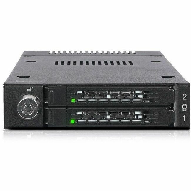 ICY DOCK ToughArmor MB834M2K-B Dual M.2 PCIe NVMe SSD Mobile Rack