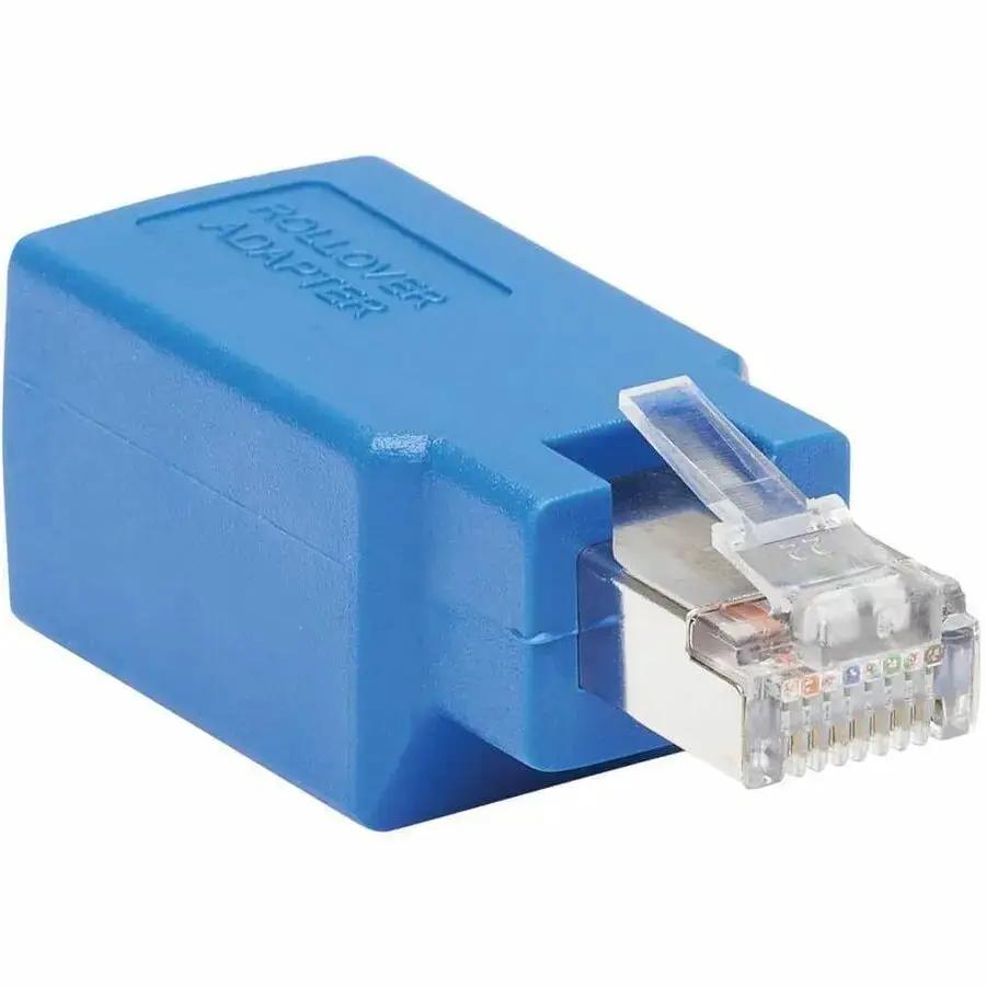 Eaton Tripp Lite Series Cisco Serial Console Rollover Adapter (N034-001-SH) - Blue RJ45 to RJ45 Network Adapter