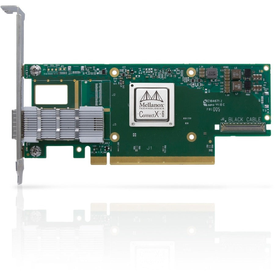 NVIDIA MCX653105A-HDAT-SP ConnectX-6 VPI Adapter Card HDR / 200GbE Single-Port QSFP56 PCIe 4.0 x16