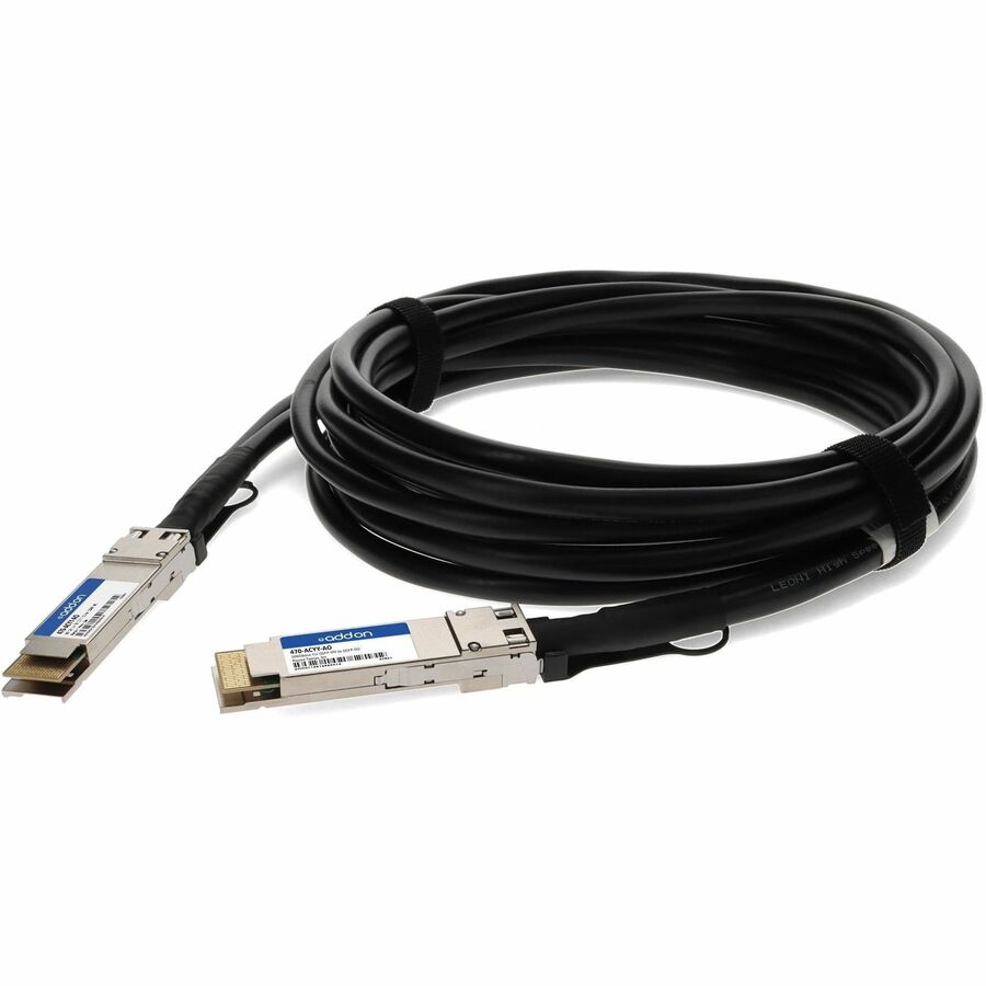 AddOn Dell® 470-ACYY Compatible 3m 200GBase-CU QSFP-DD Passive Twinax Direct Attach Cable
