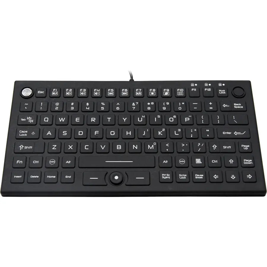 DSI Waterproof Silicone Compact Keyboard with Mouse Pointer and Backlit – Model KB-JH-IKB850BL