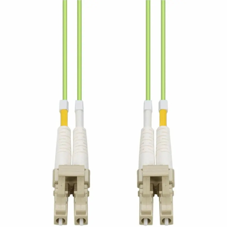 AddOn 8m LC to LC Lime Green OM5 Duplex Fiber Patch Cable - Riser Rated, Indoor Use