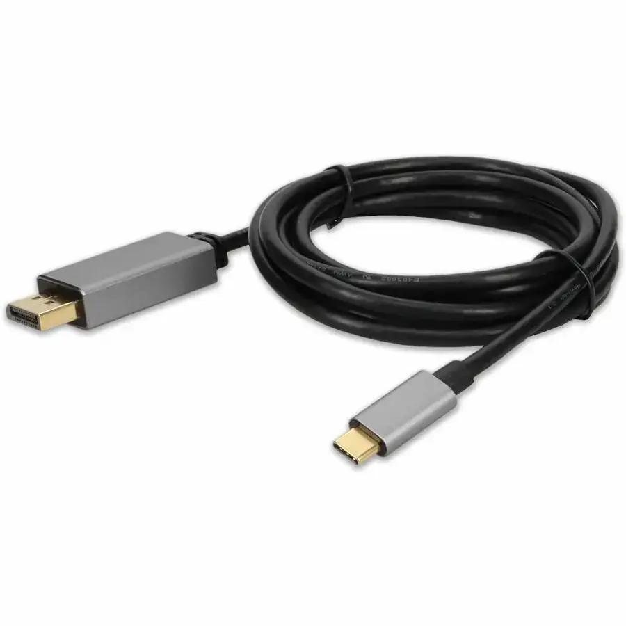 AddOn 6ft USB-C to DisplayPort Adapter Cable with Aluminum Housing for MacBook and PC by ADDON