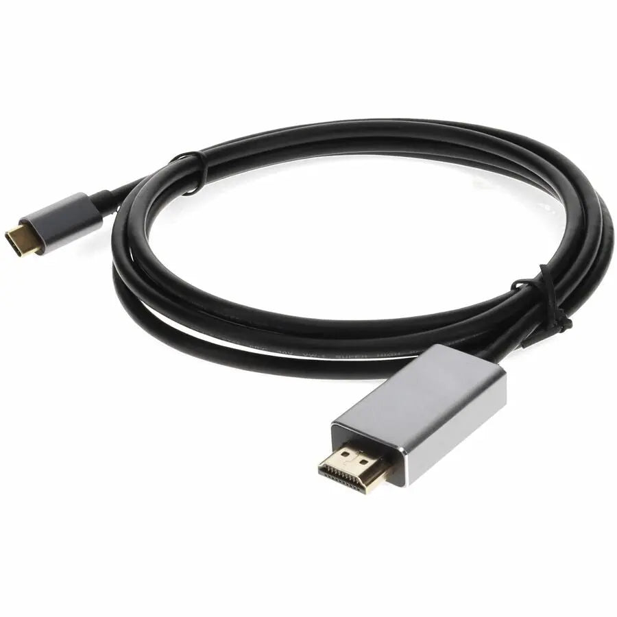 AddOn USB-C to HDMI 4K Adapter Cable with Aluminum Housing - 6 ft