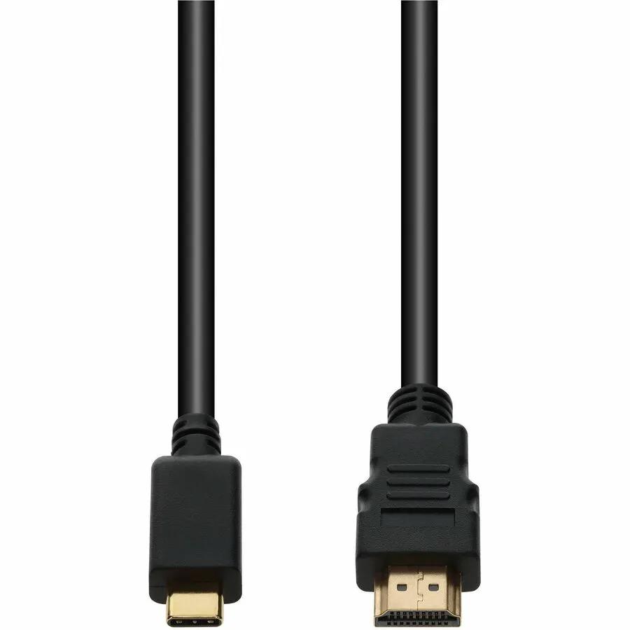 AddOn 6ft USB C to HDMI Cable, 4K 60Hz - Black by AddOn