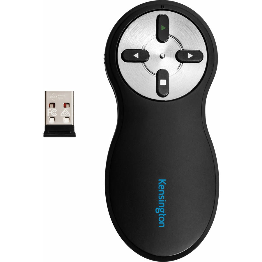 Kensington Presentation Pointer with Wi-Fi and USB Connectivity – Reliable Wireless Presenter in White (Model K33271WW)