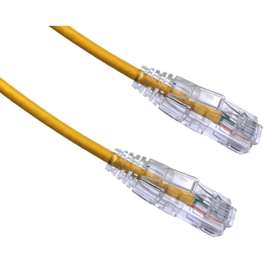 Axiom Memory Solutions 14ft CAT6 BENDnFLEX Ultra-Thin Snagless Patch Cable 550MHz - Yellow