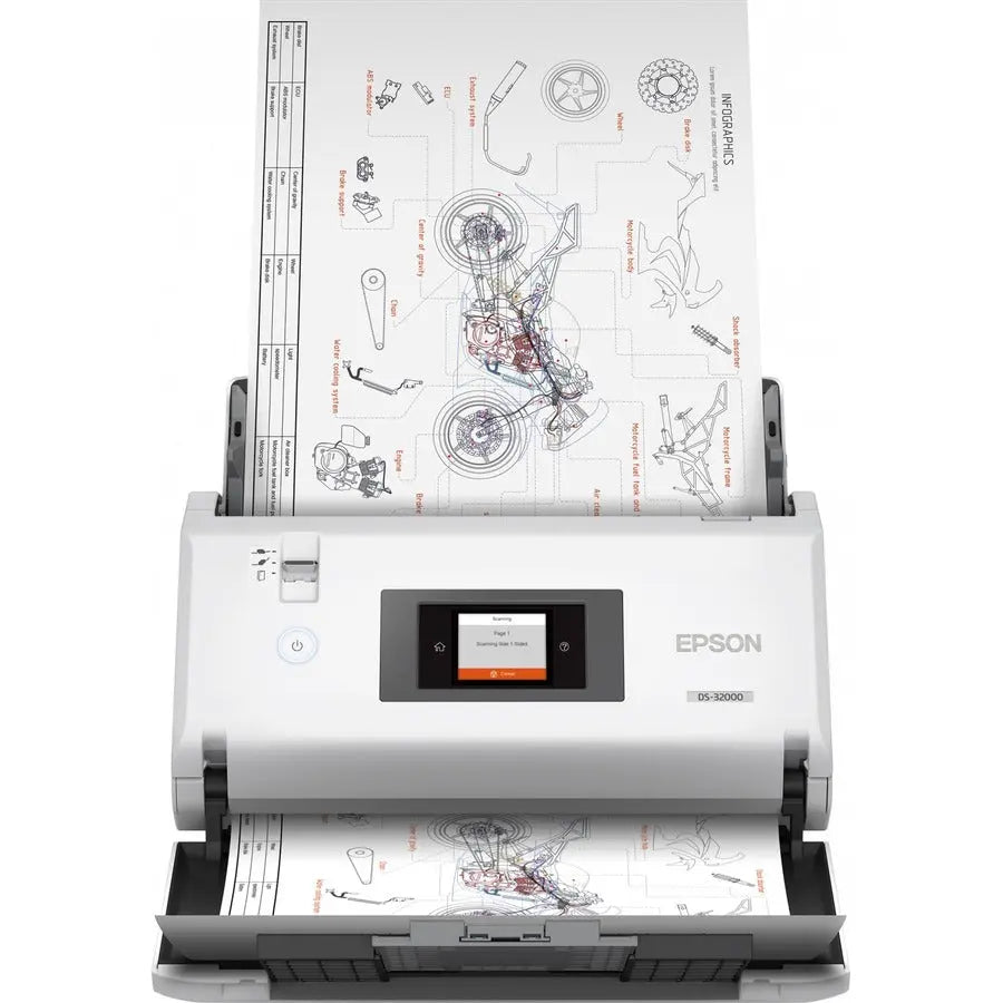 Epson DS-32000 Large-Format Sheetfed Scanner - 1200 dpi Optical
