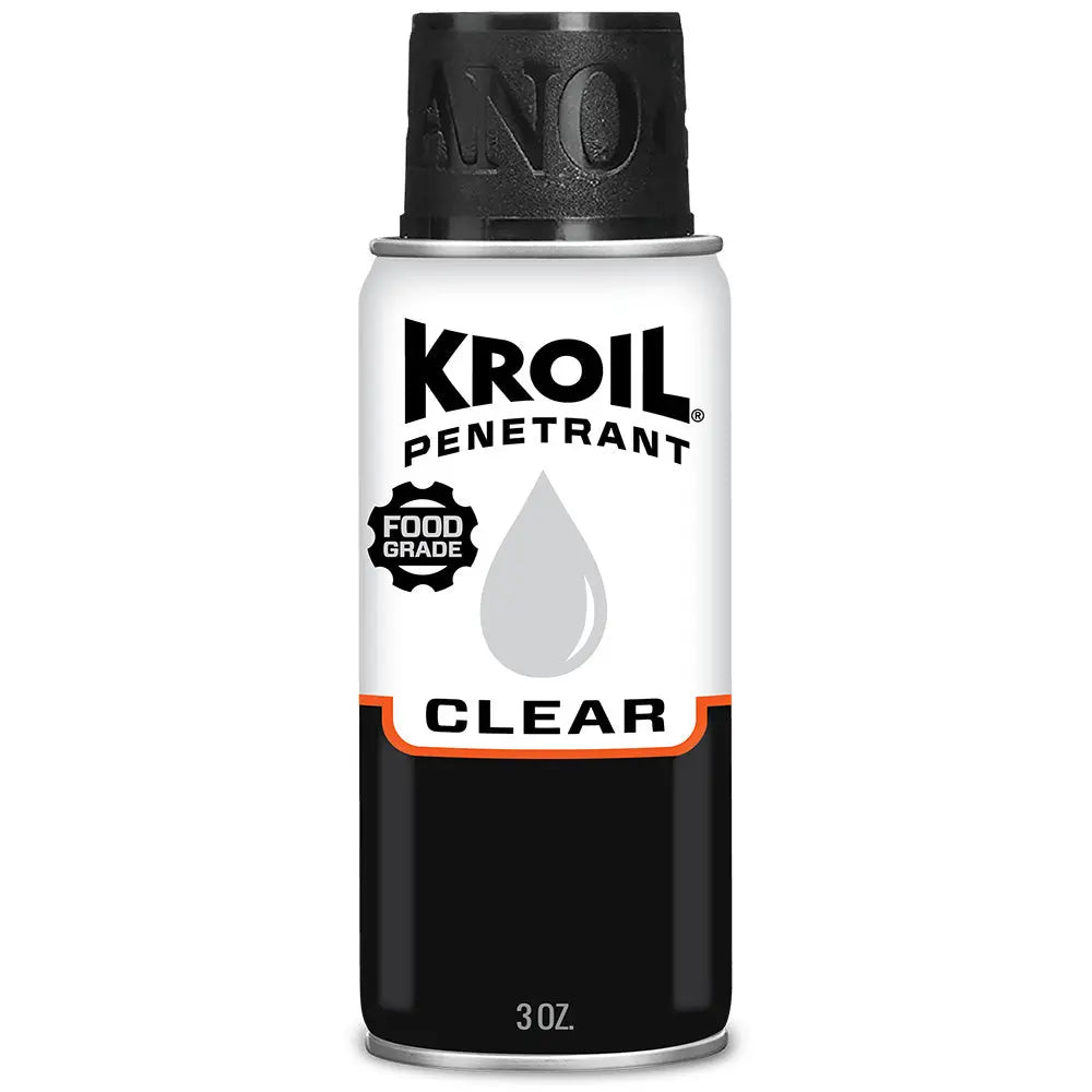 Kroil CKS032 Clear Food Grade Penetrating Oil - 3 oz Aerosol Can