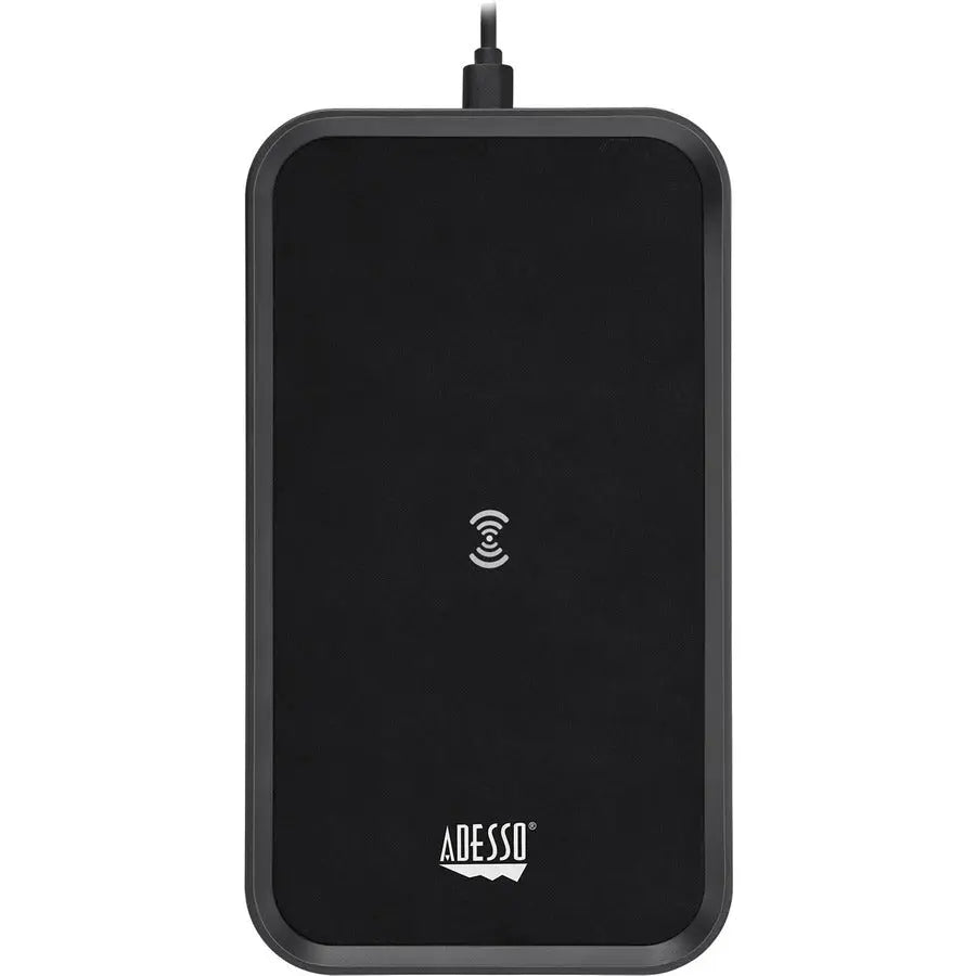Adesso AUH-1030 10W Max Qi-Certified 3-Coil Wireless Charging Pad for Smartphones and Earbuds